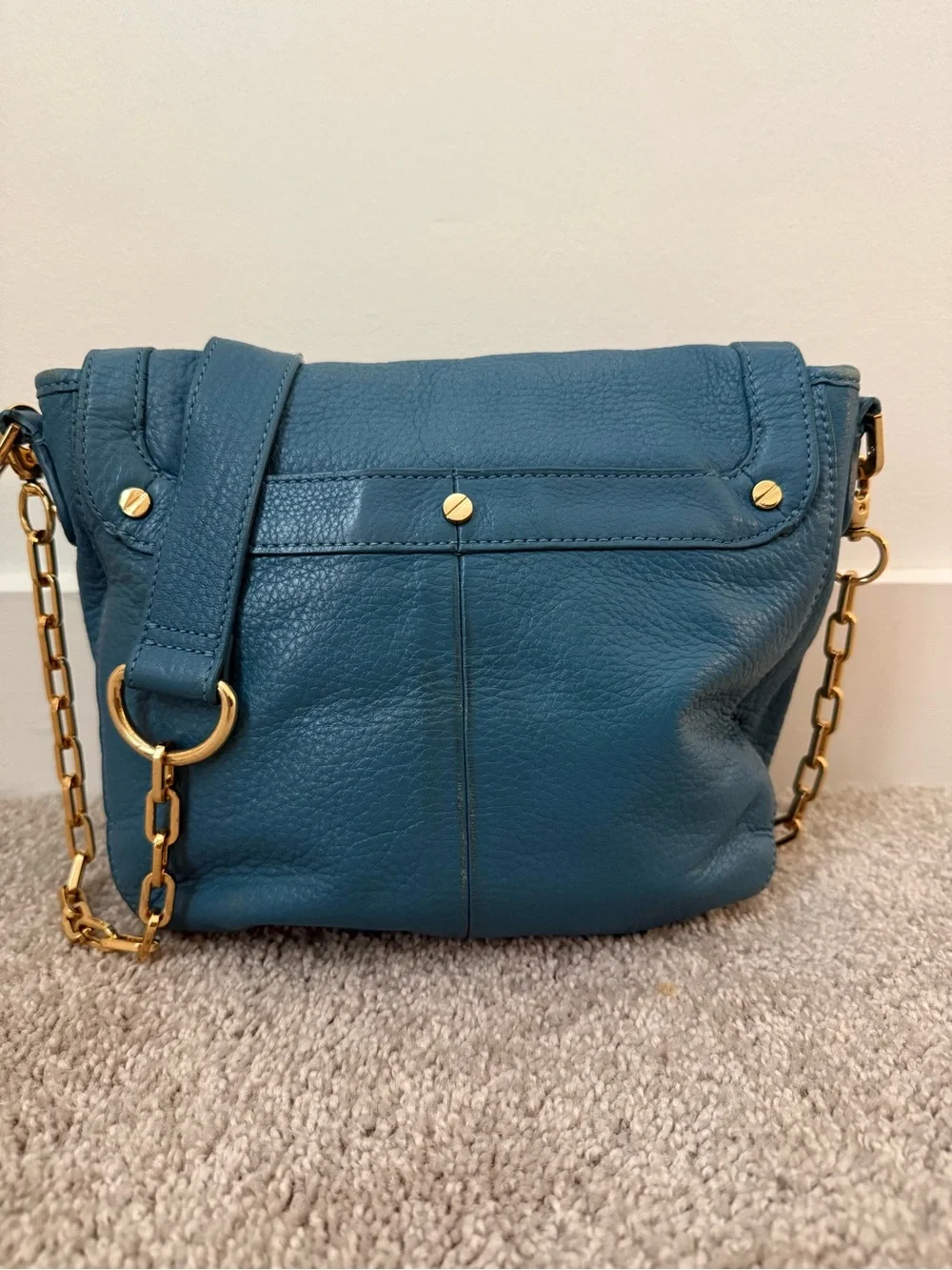 Tory Burch Amanda Messenger Bag Ocean Teal